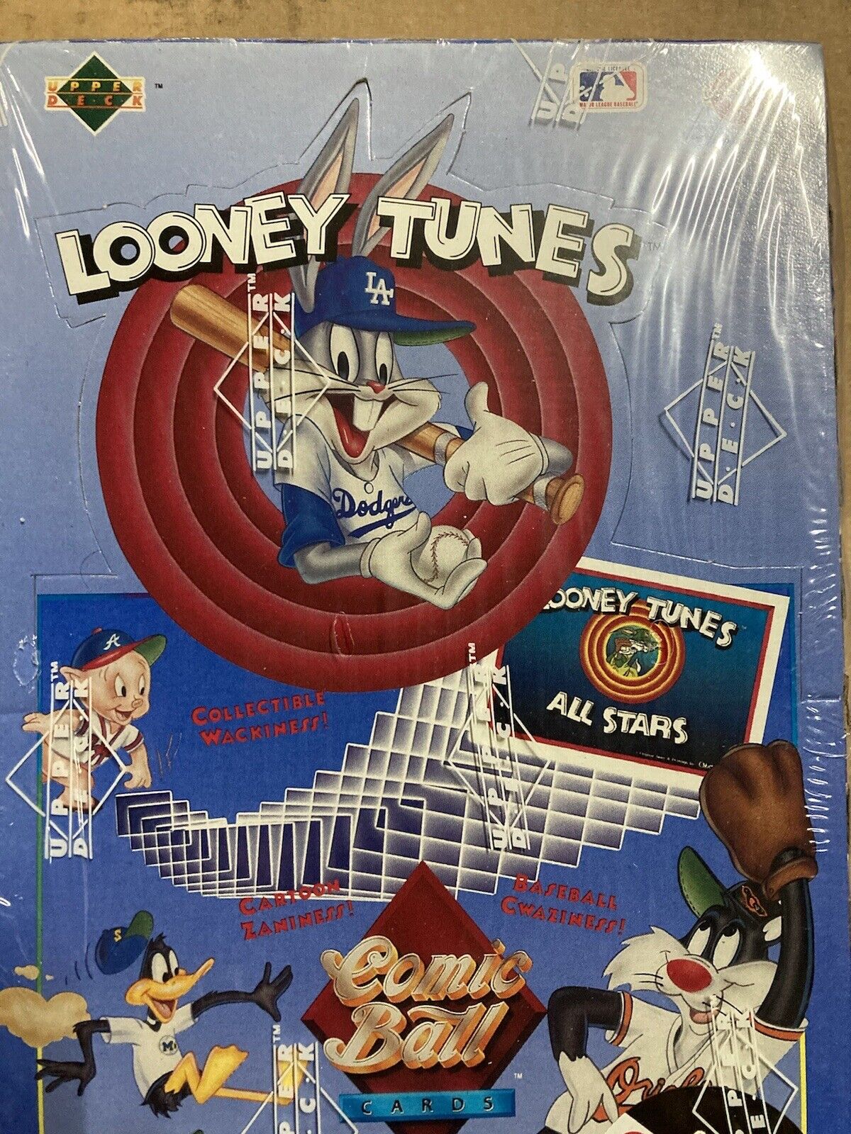 1990 UPPER DECK LOONEY TUNES COMIC BALL SERIES 1 FACTORY SEALED BOX - 36 PACKS 