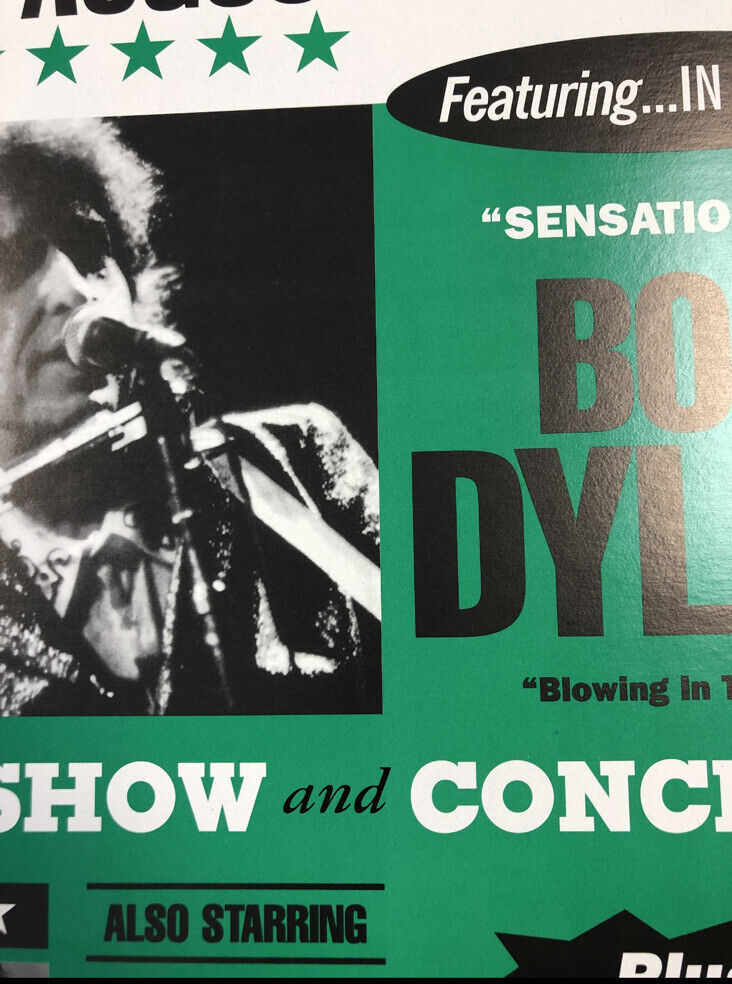 BOB DYLAN & VAN MORRISON august 28, 1998 world music CONCERT POSTER