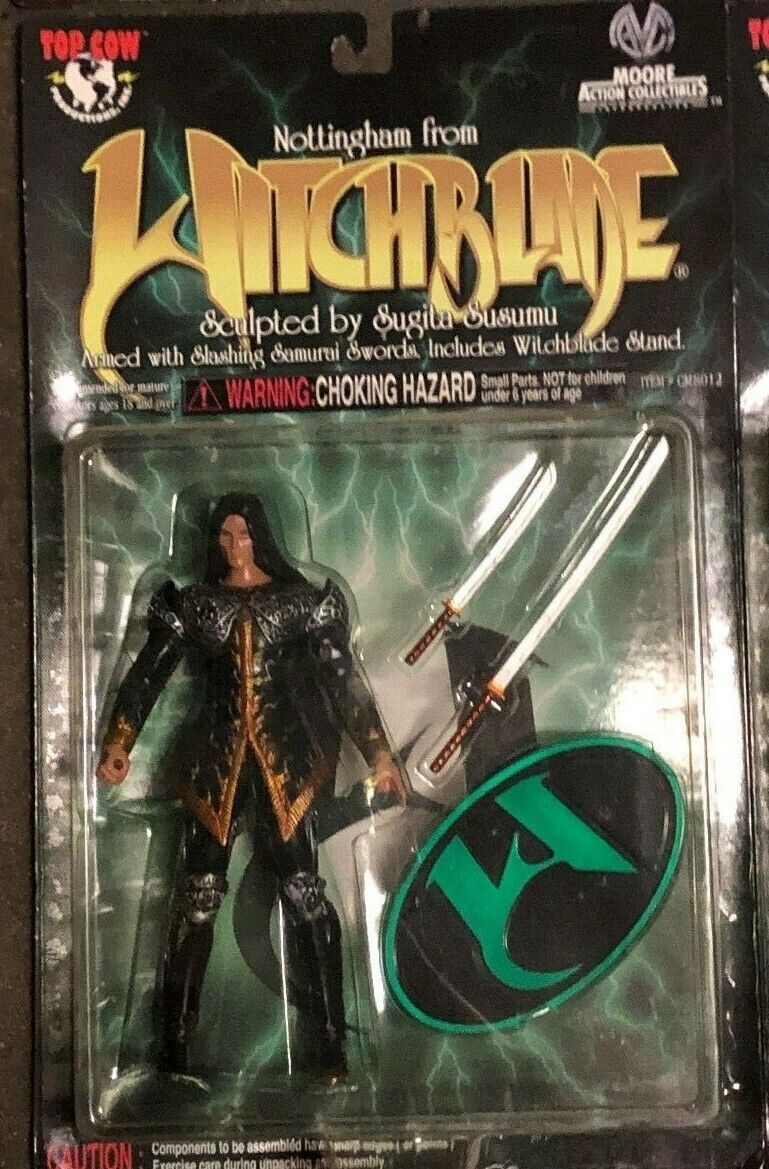 Witchblade Lot ( 4 Figures) W/Medieval Witchblade- Clayburn Moore Sara Pezzini 