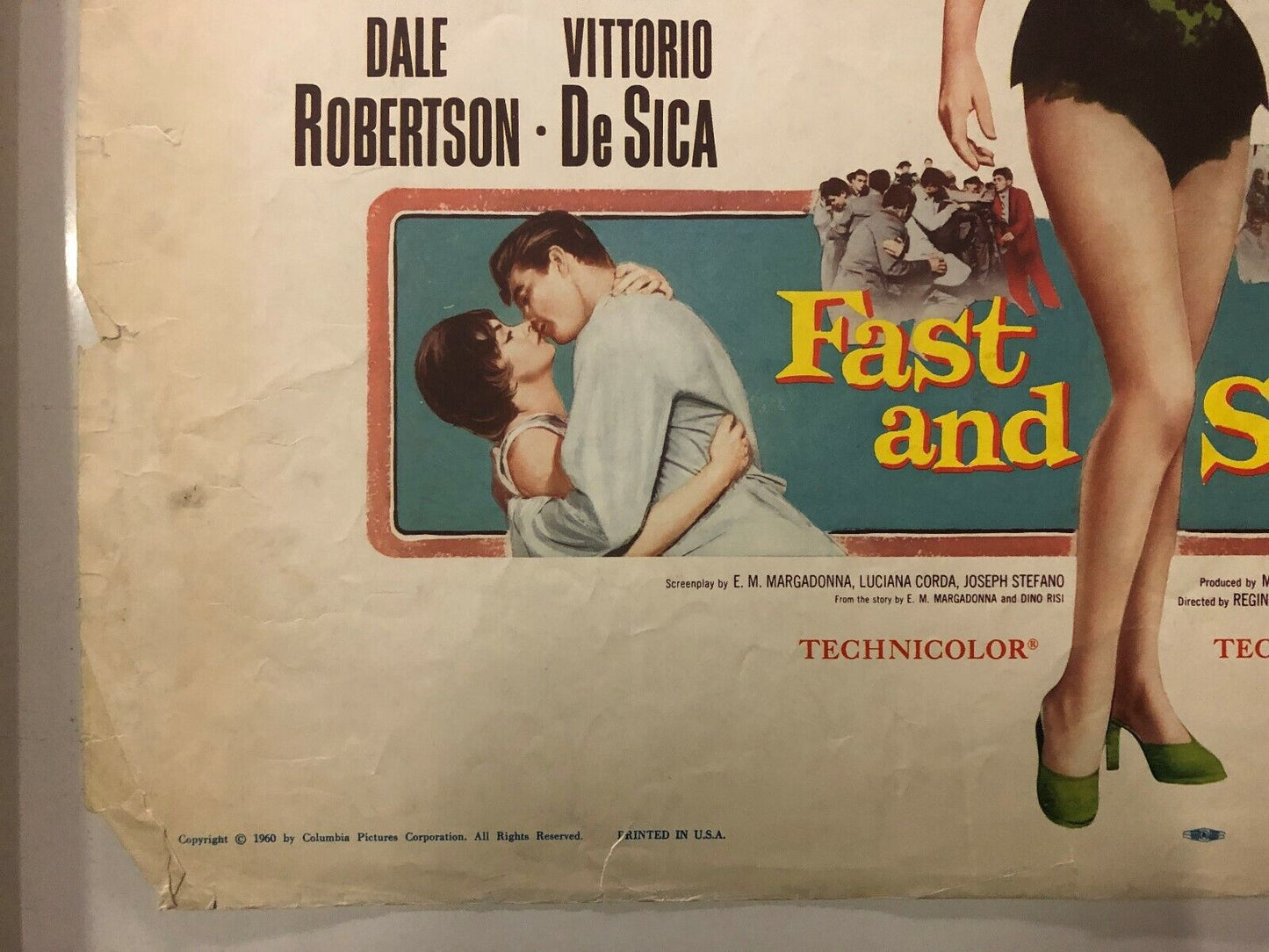 Fast and Sexy (Columbia, 1960). Half Sheet (22" X 28"). Comedy