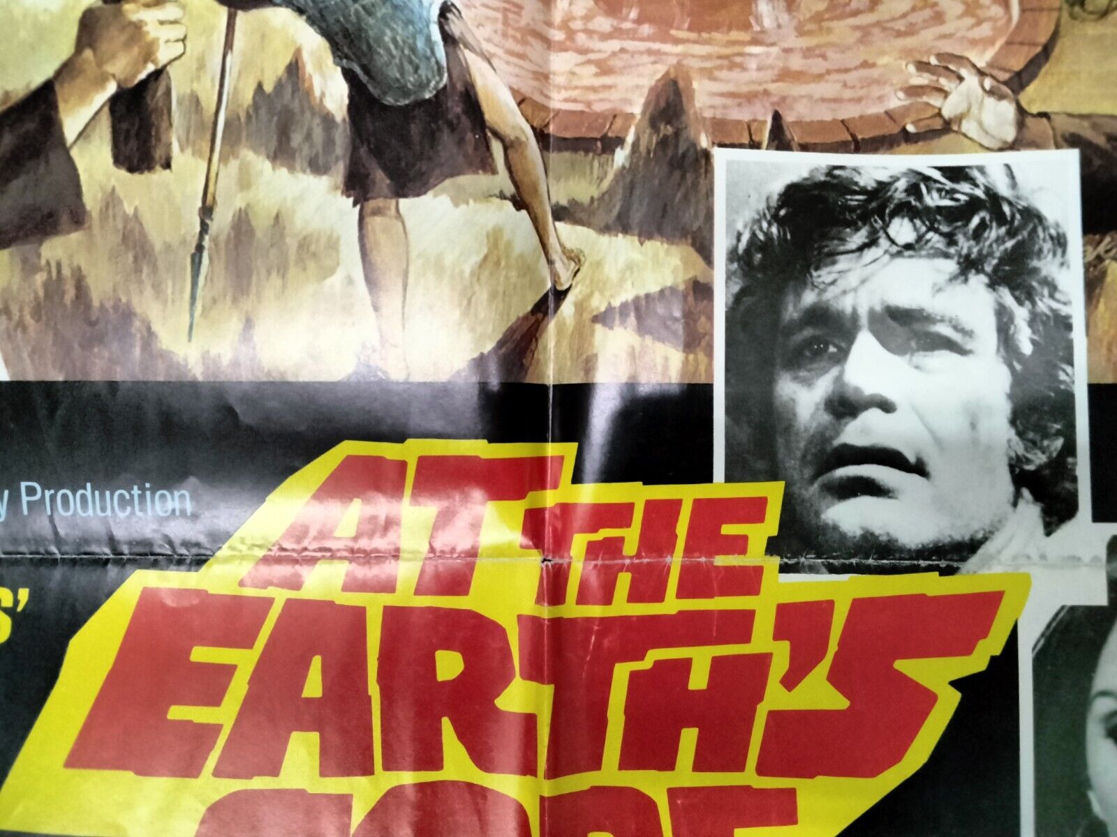 "At the Earth's Core" AIP 1976 One Sheet 27 X 41 Adventure Doug McClure RARE