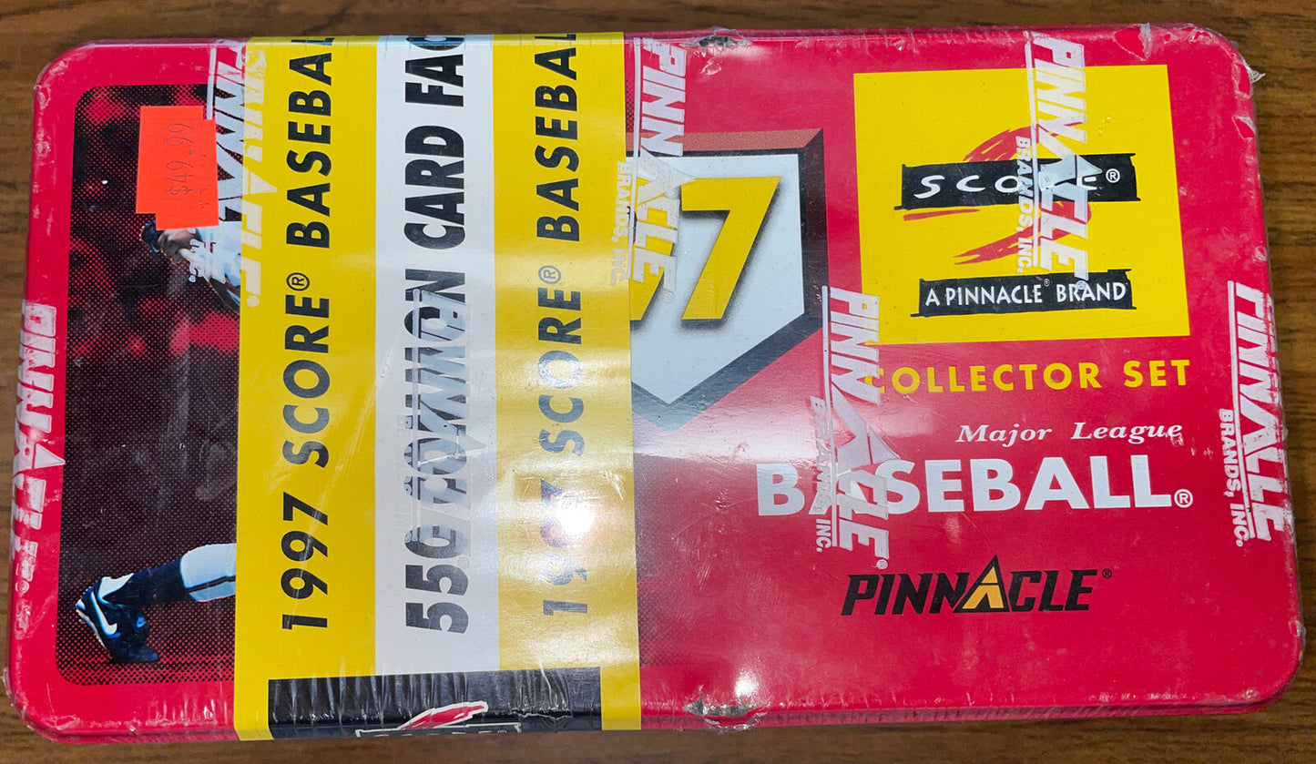 1995 Pinnacle Score Baseball Factory Sealed Set Collectors Tin RARE NIB 