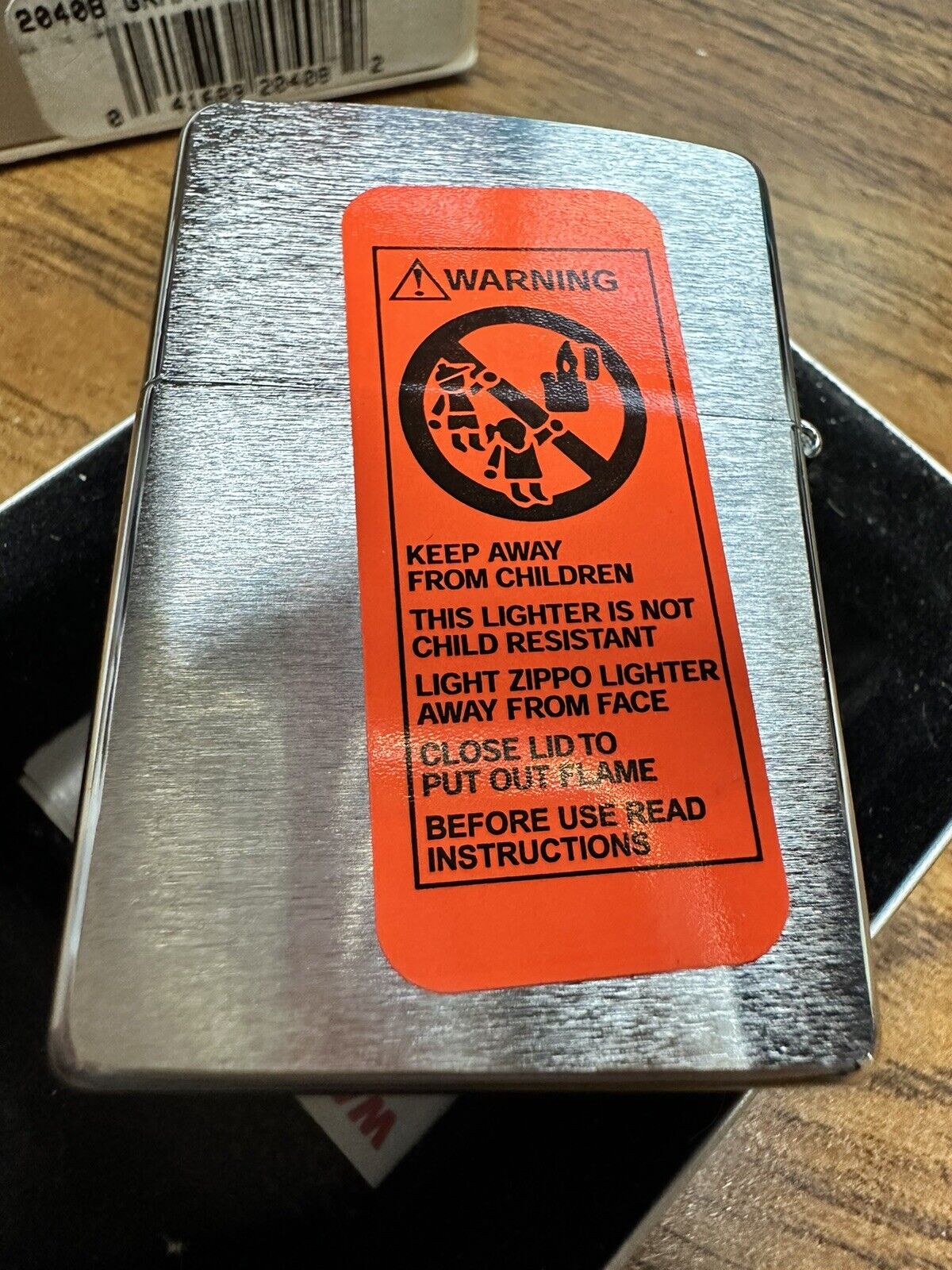 ZIPPO 2003 COLLECTORS GRAFFITI LIGHTER UNFIRED IN BOX  UNSTUCK WINDPROOF