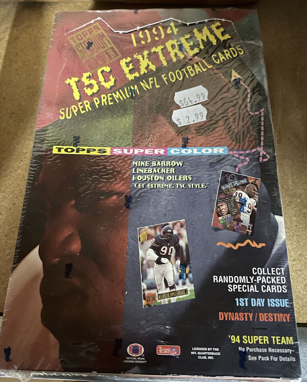 1994 Topps Stadium Club Extreme Football Series 1 Box RARE VINTAGE BOX 