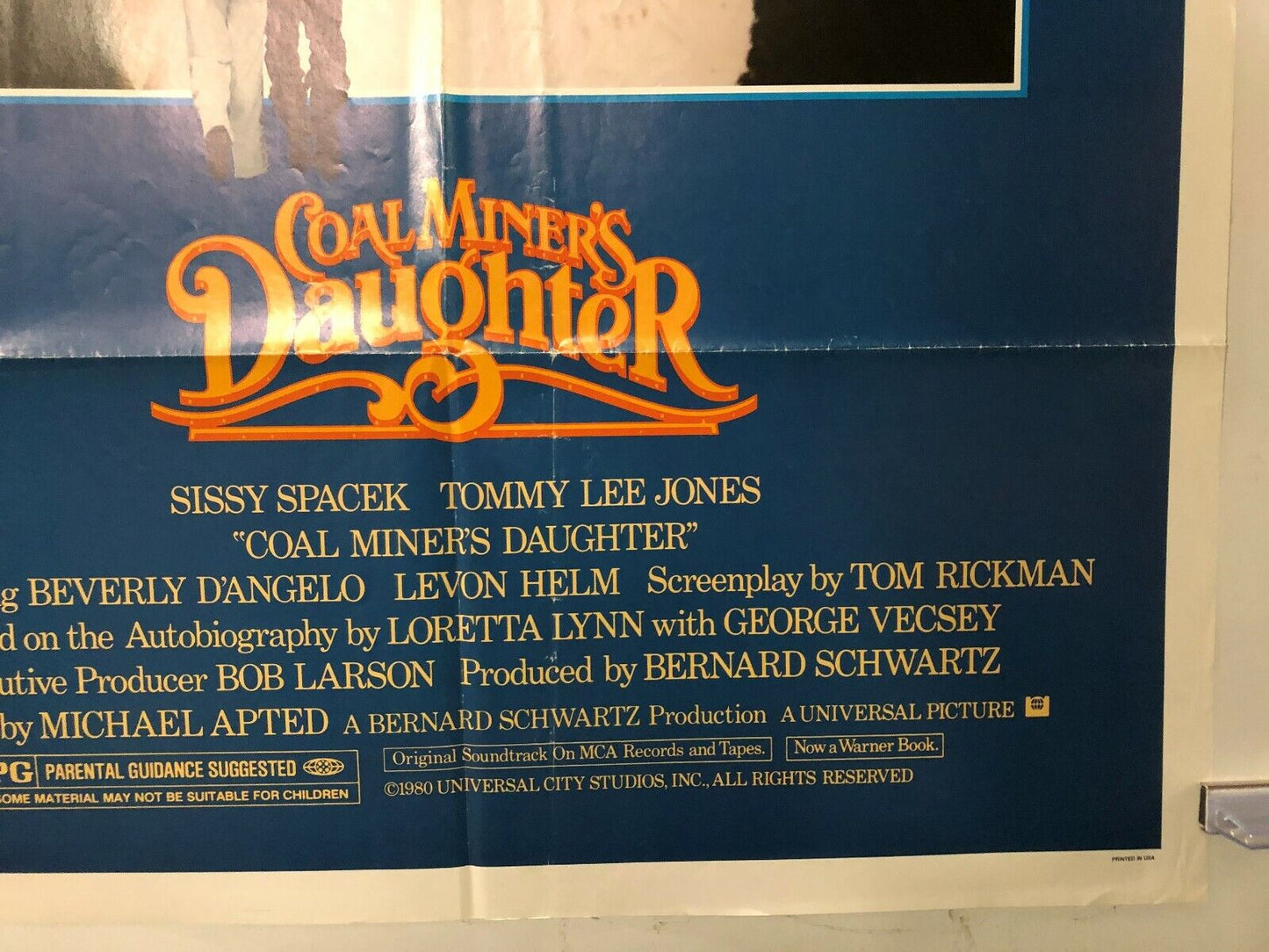 Coal Miner's Daughter (Universal, 1980). One Sheet (27" X 41") Style A. Drama