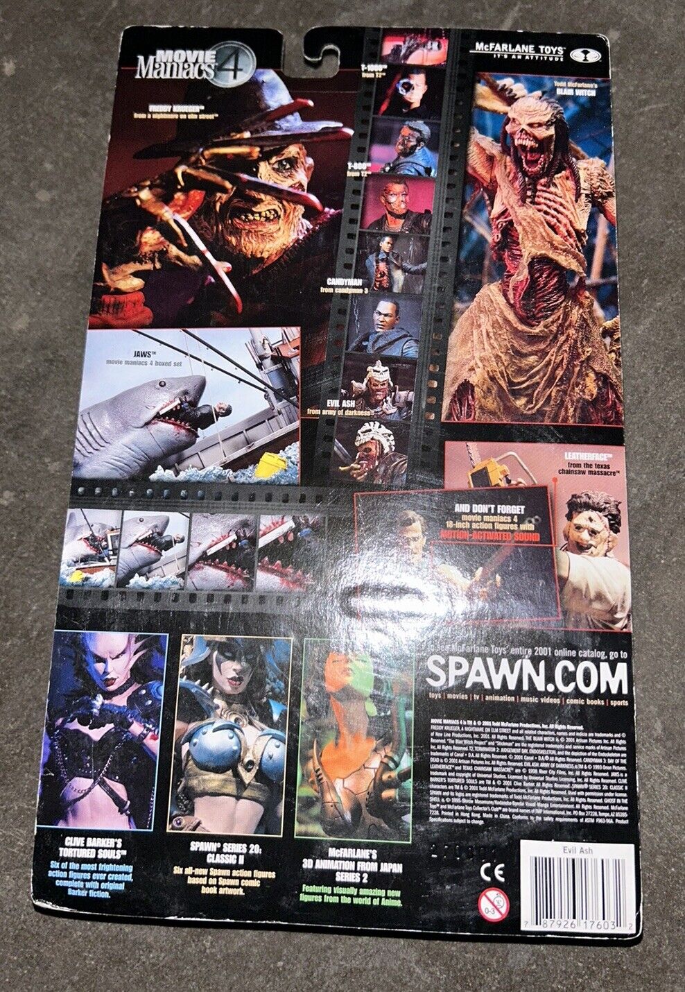 'Evil Ash' Mcfarlane Toys Army Of Darkness Action Figure Movie Maniacs 4 2001