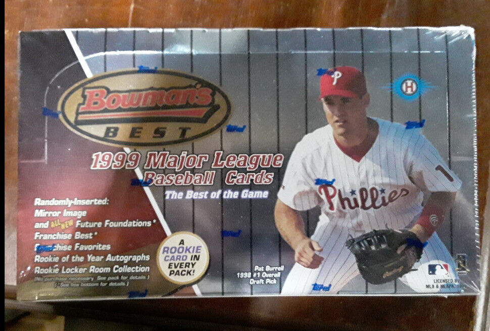 1999 Bowman's Best Baseball Sealed Hobby Box Schmidt, Jeter/Mattingly Autos!