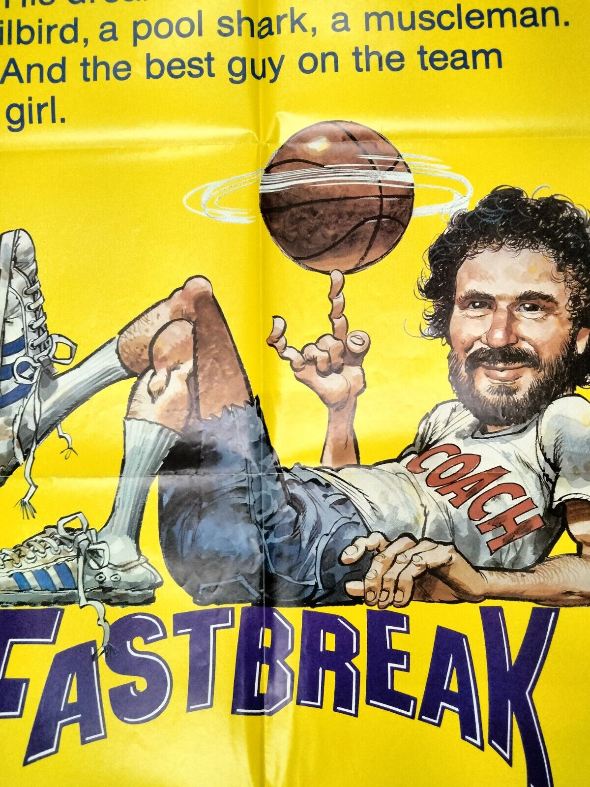 Fast Break (Columbia, 1979). One Sheet (27" X 41"). Comedy Gabe Kaplan RARE