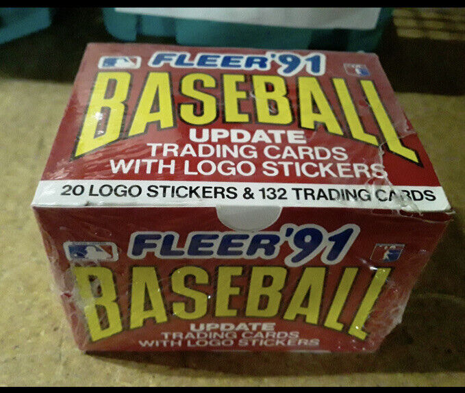  1991 Fleer Update Baseball Set Factory Sealed 132 Card 20 Logo Stickers RARE