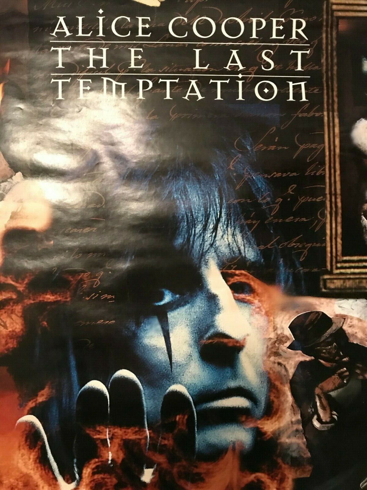 Alice Cooper The Last Temptation Poster Neil Gaiman Marvel Experience Rock NOS