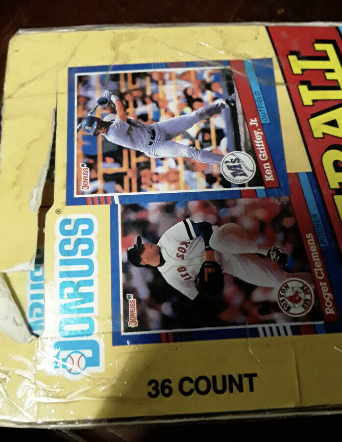 1991 DONRUSS SERIES 1 BASEBALL UNOPENED FACTORY SEALED WAX BOX *36 SEALED PACKS 