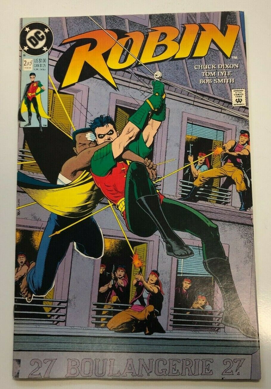 COMIC BOOK DC Comics Robin (#2 Only) Of 5 Part Series Gotham City Chuck Dixon