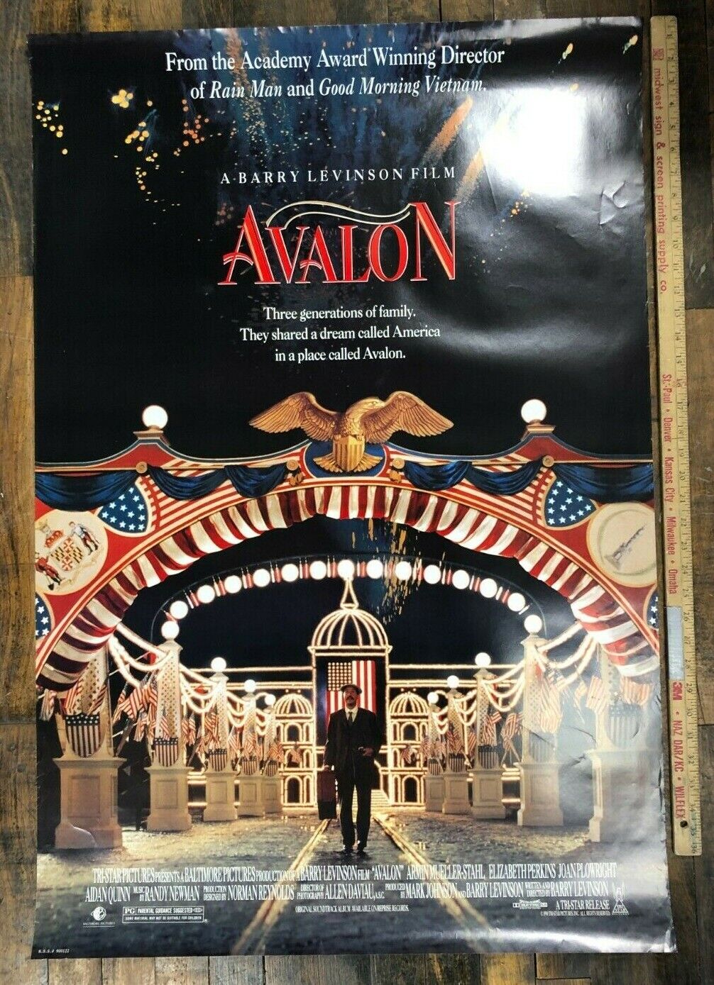 Avalon (Columbia/Tristar, 1990). One Sheet (27" X 41") Classic Film Poster SS