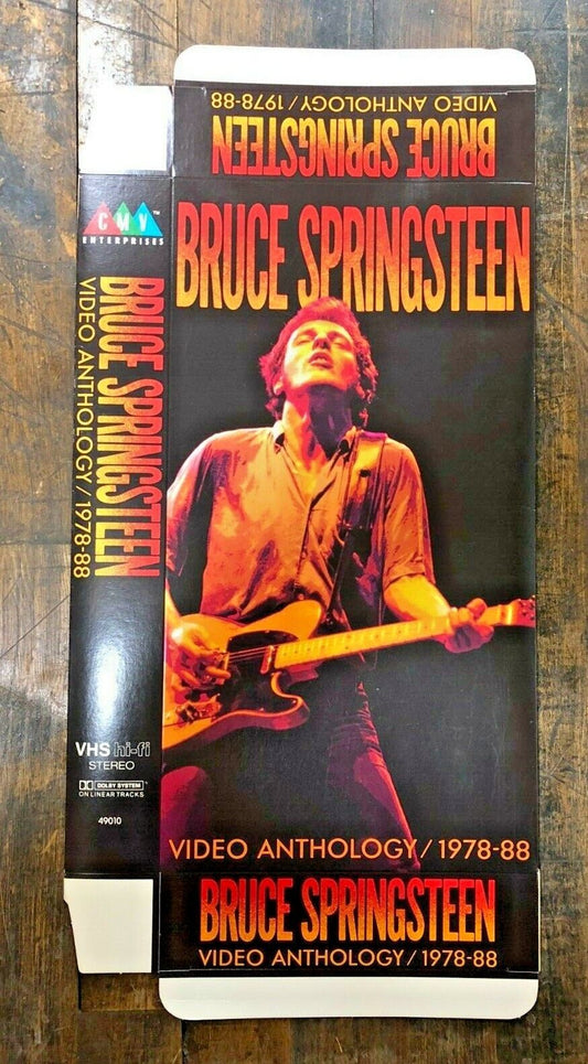 Bruce Springsteen Vintage HUGE Video Store Display Anthology 1978-1988 NrMt Flat