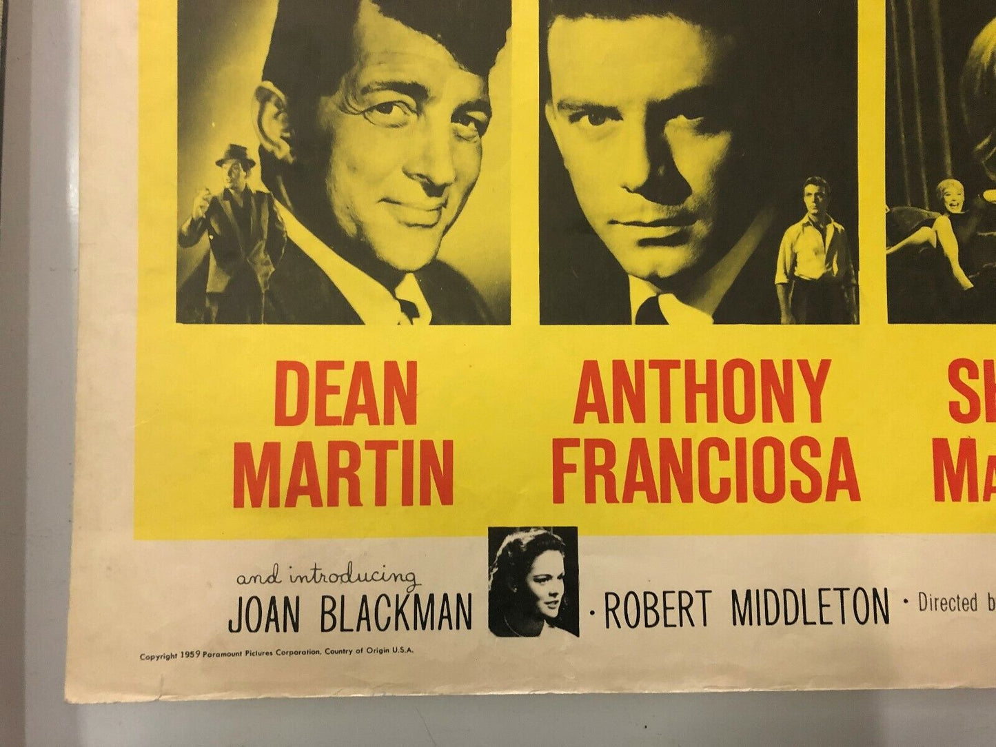 Career (Paramount, 1959). Half Sheet (22" X 28") Style A. Drama