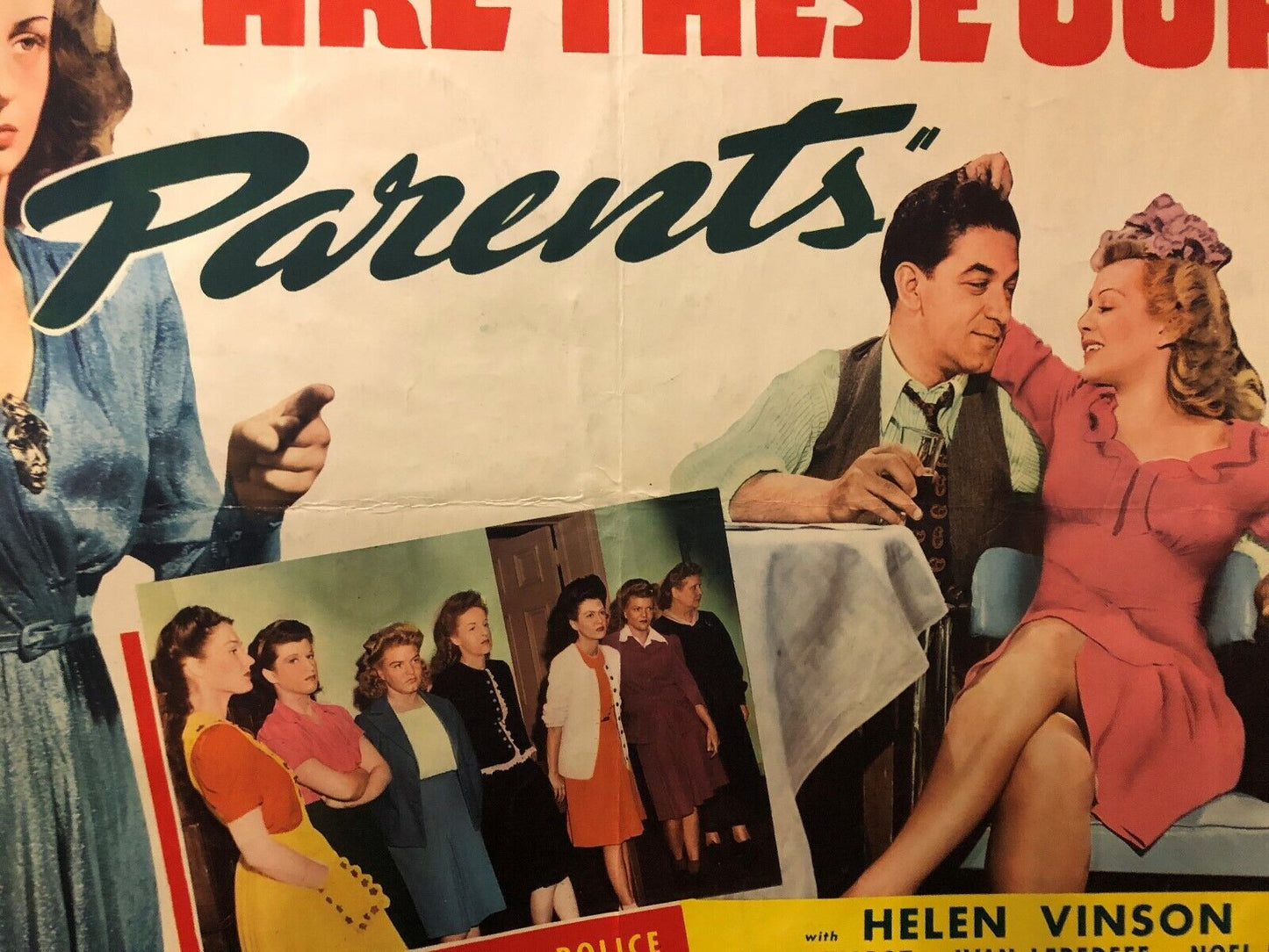 Are These Our Parents? (Monogram, 1944). Half Sheet (22" X 28"). Poster