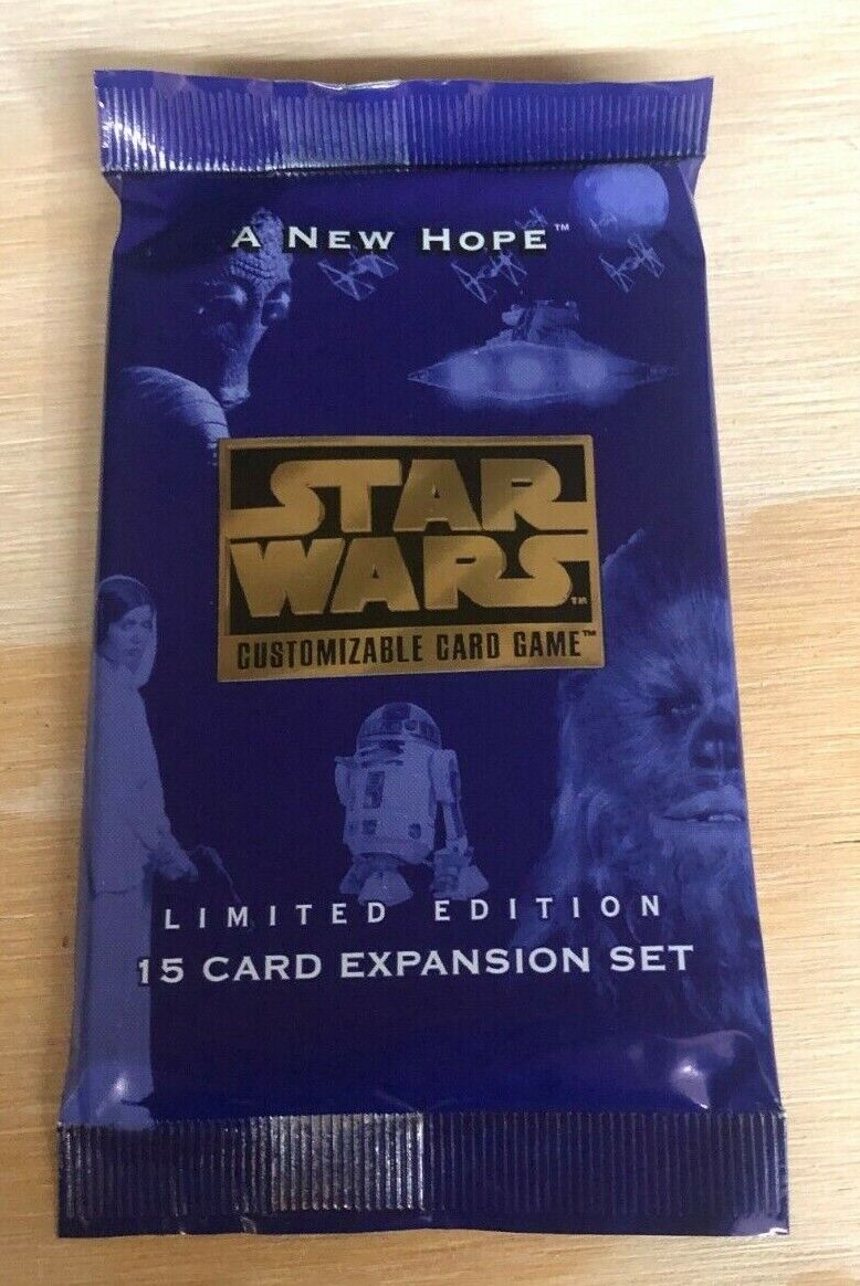 1998 Decipher Inc. SINGLE PACK Star Wars CCG LTD EDTN Expansion Pack A New Hope