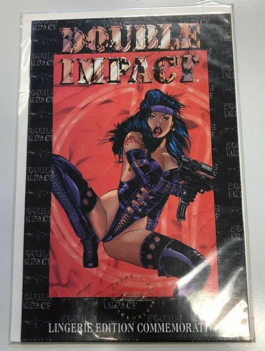 COMIC BOOK Double Impact Lingerie Edition Commemorative Comic Cavalcade Sealed