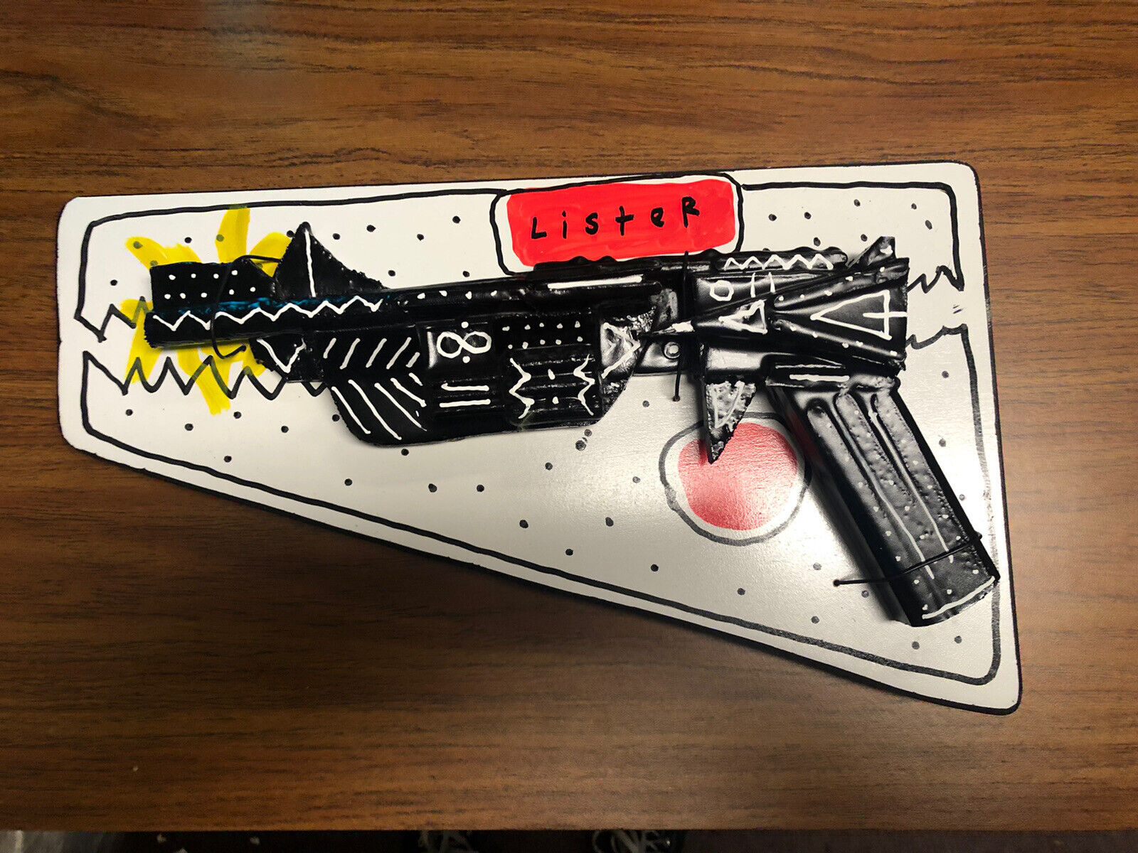 Anthony Lister - Lot of 2 Loser Pistols White/Blk edition Edition Size: 25 14x7