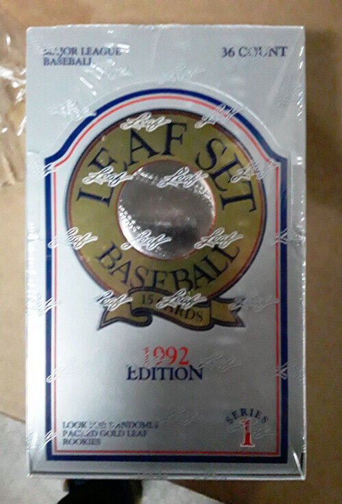 1992 Leaf Set Baseball Cards Series 1 Sealed Boxes - Sealed Wax Frank Thomas