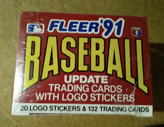  1991 Fleer Update Baseball Set Factory Sealed 132 Card 20 Logo Stickers RARE