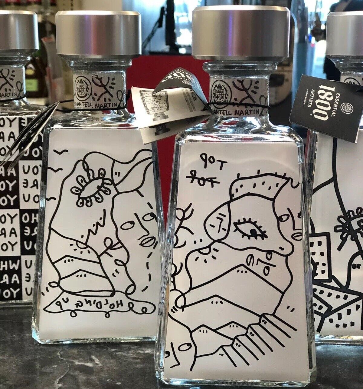 1800 Tequila Essential Artist Series SHANTELL MARTIN Bottle - Full Set Of 6