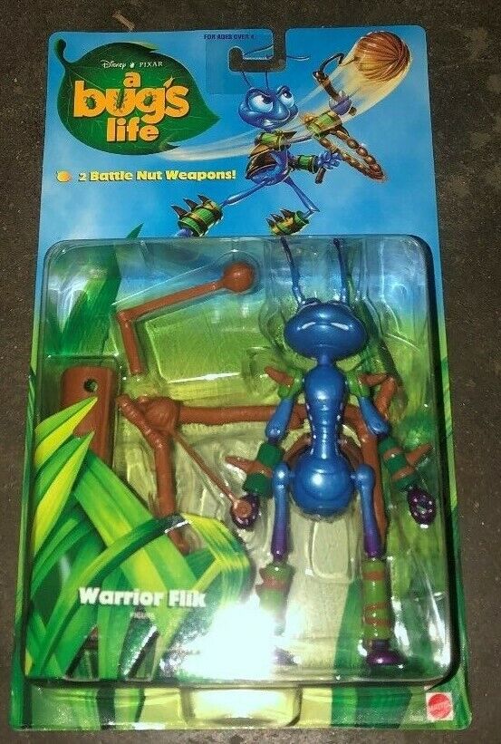 A Bugs Life Pixar Warrior Flik A Bugs Life Action Figure MIB NIB Box Fresh 