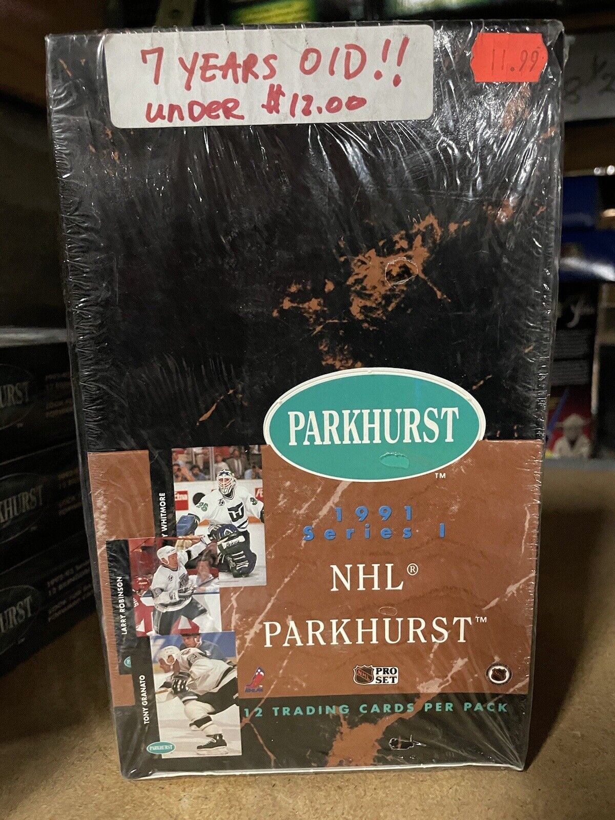 1991/1992 Parkhurst Series 1 Hockey Box Sealed Wayne Gretzky