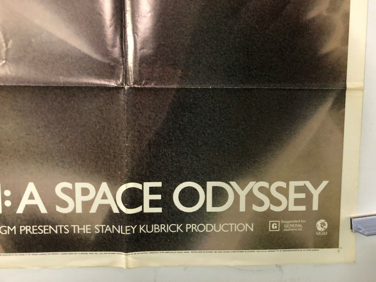 2001: A Space Odyssey (MGM, R-1974). One Sheet (27" X 41"). Science Fiction