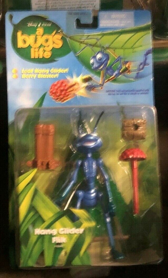 A Bugs Life Pixar Hang Glider Flik A Bugs Life Action Figure NIB 