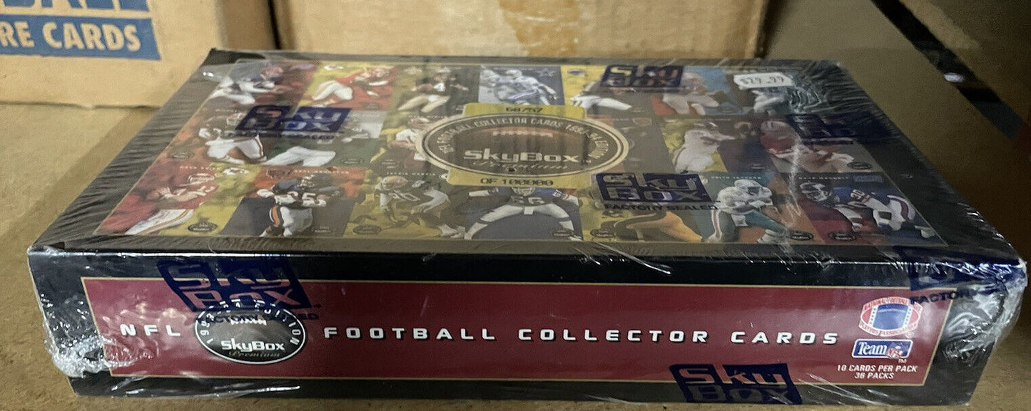 1993 Skybox Premium Factory Sealed Football HOBBY BOX  Drew Bledsoe RC? RARE