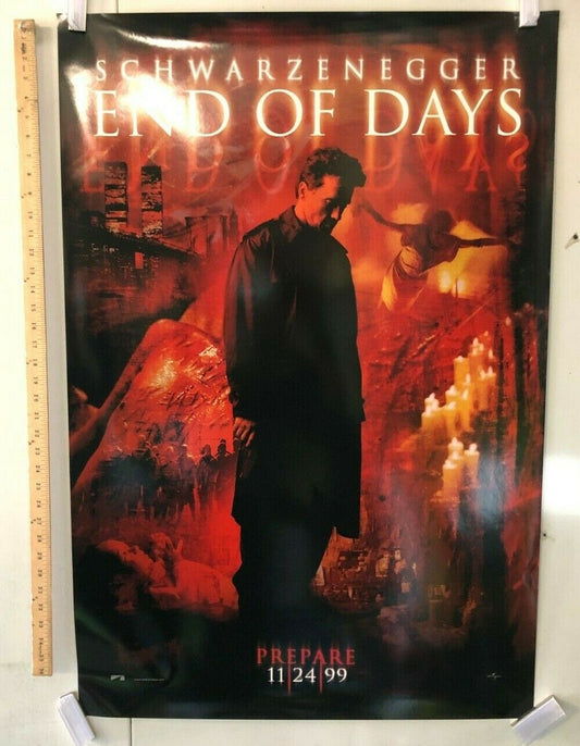 End of Days (Universal, 1999). One Sheet (27" X 40") DS. Thriller Schwarzenegger