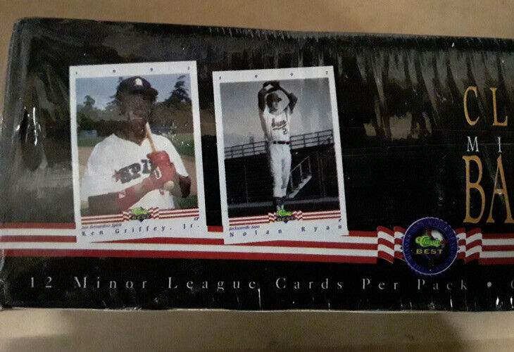 1992 CLASSIC BEST MINOR LEAGUE SEALED BOX - KEN GRIFFEY JR/NOLAN RYAN AUTO?