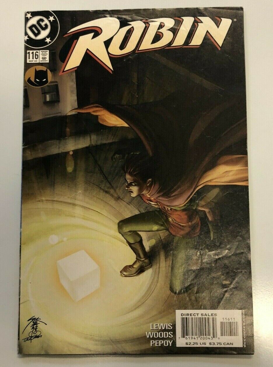 COMIC BOOK DC Comics Robin #116 Direct Sales Comics Code Authority Gotham City