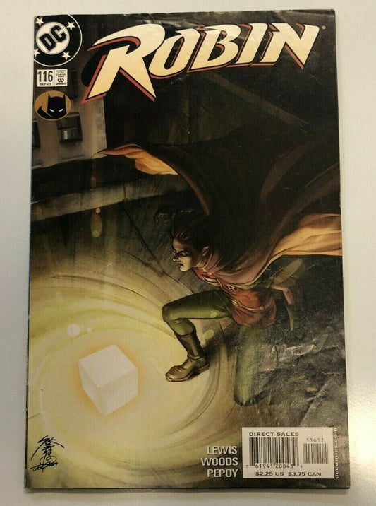 COMIC BOOK DC Comics Robin #116 Direct Sales Comics Code Authority Gotham City