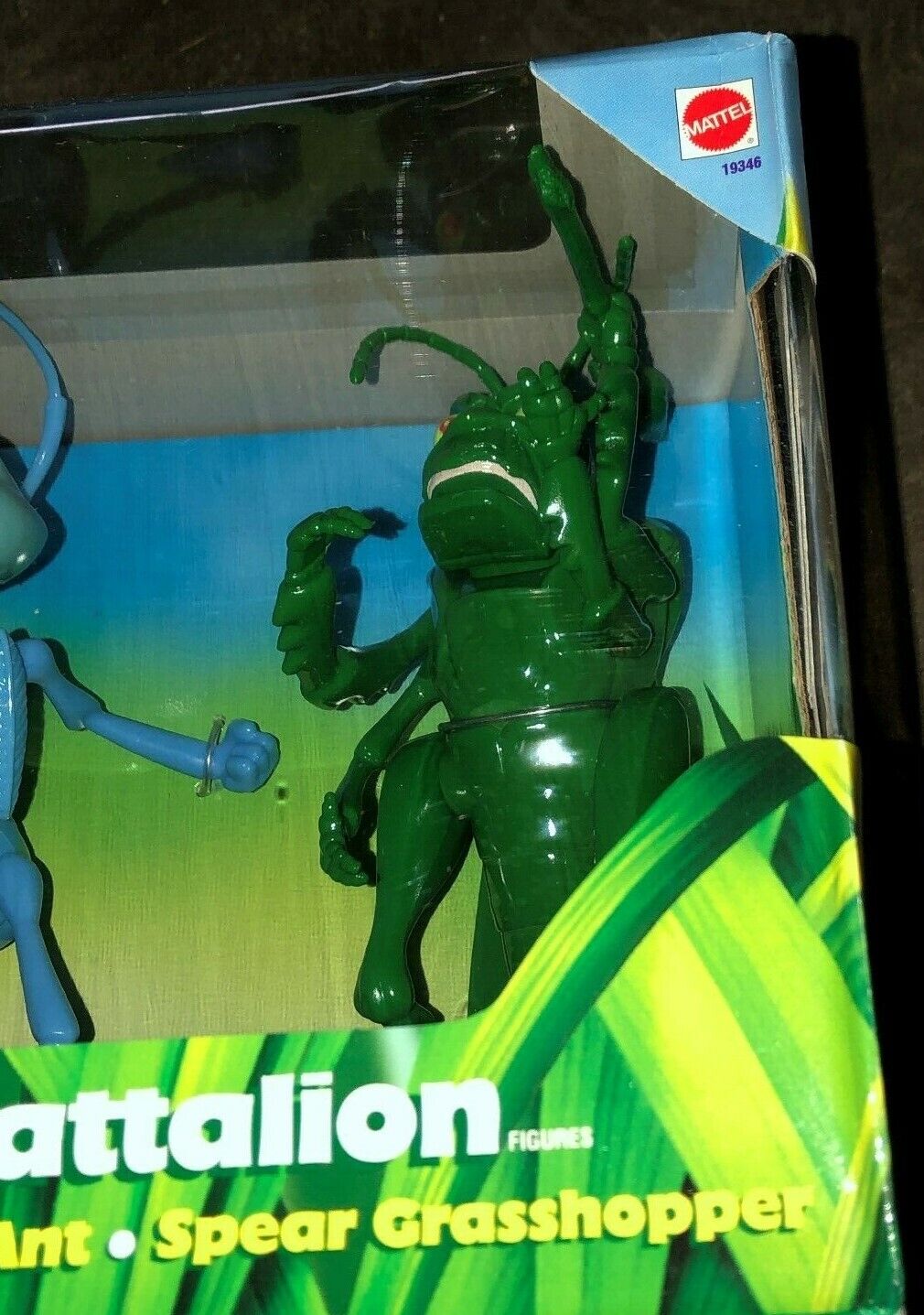 A BUGS LIFE DISNEY PIXAR BUG BATTALION WARRIOR ANT GRASSHOPPER Box Fresh 1998