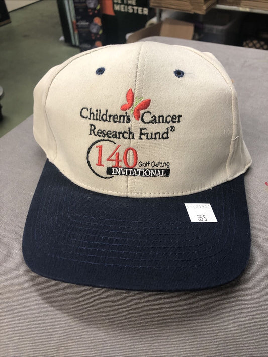 Children’s cancer research fund 140 golf tan navy blue stretch fit