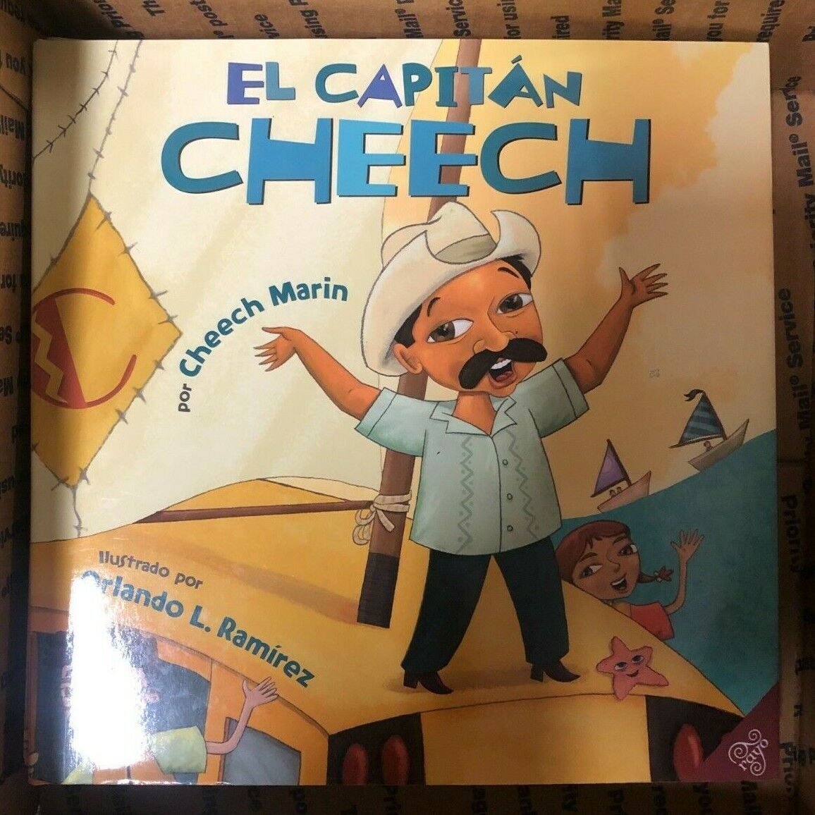 El Capitan Cheech Childrens Book Autographed By Cheech Marin 2008 Mexican Chong