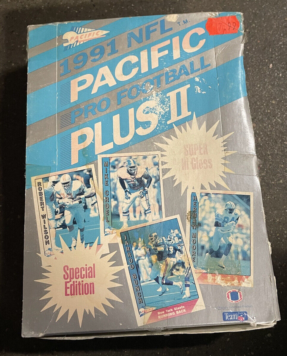 1991 Pacific Plus Series 2 Football Wax Box Favre rookie RARE VINTAGE 