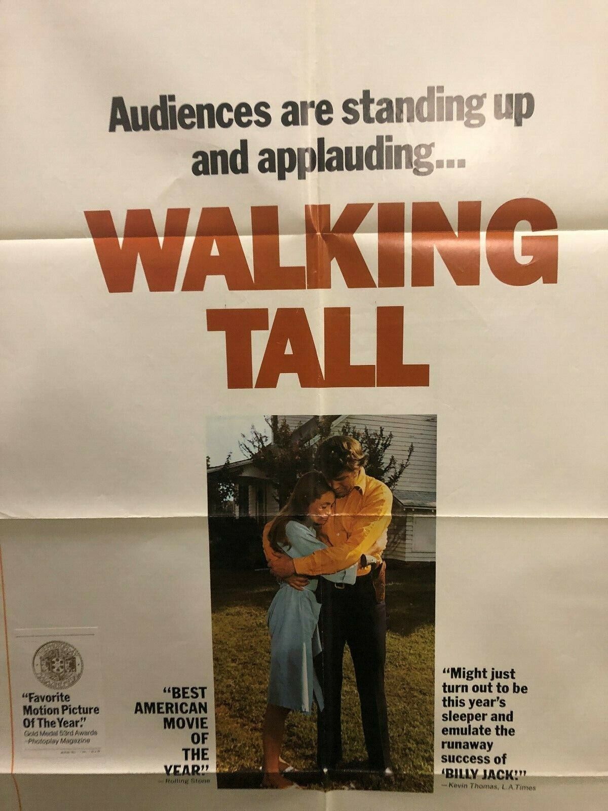 Walking Tall (Cinerama Releasing, 1973). One Sheet (27" X 41"). Style C.