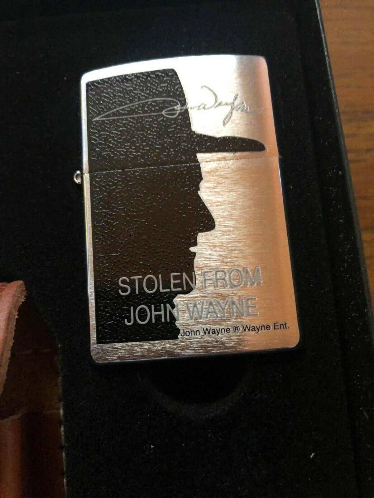 Zippo Lighter & Pouch Set - Stolen From John Wayne - Limited Edition - # 24209