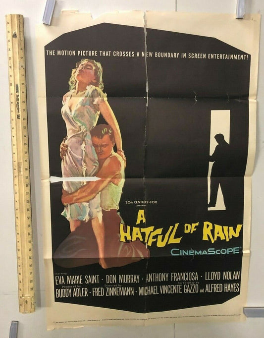 A Hatful of Rain (20th Century Fox, 1957). Poster 27x41 Drama Vintage Poster