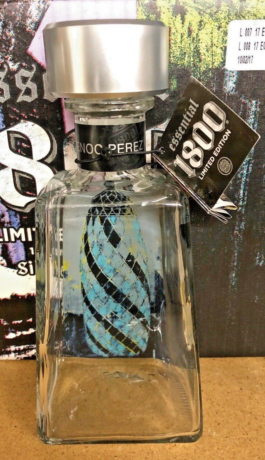 1800 Tequila Artist Series Enoc Perez BOTTLE -  Swiss RE headquarters in London