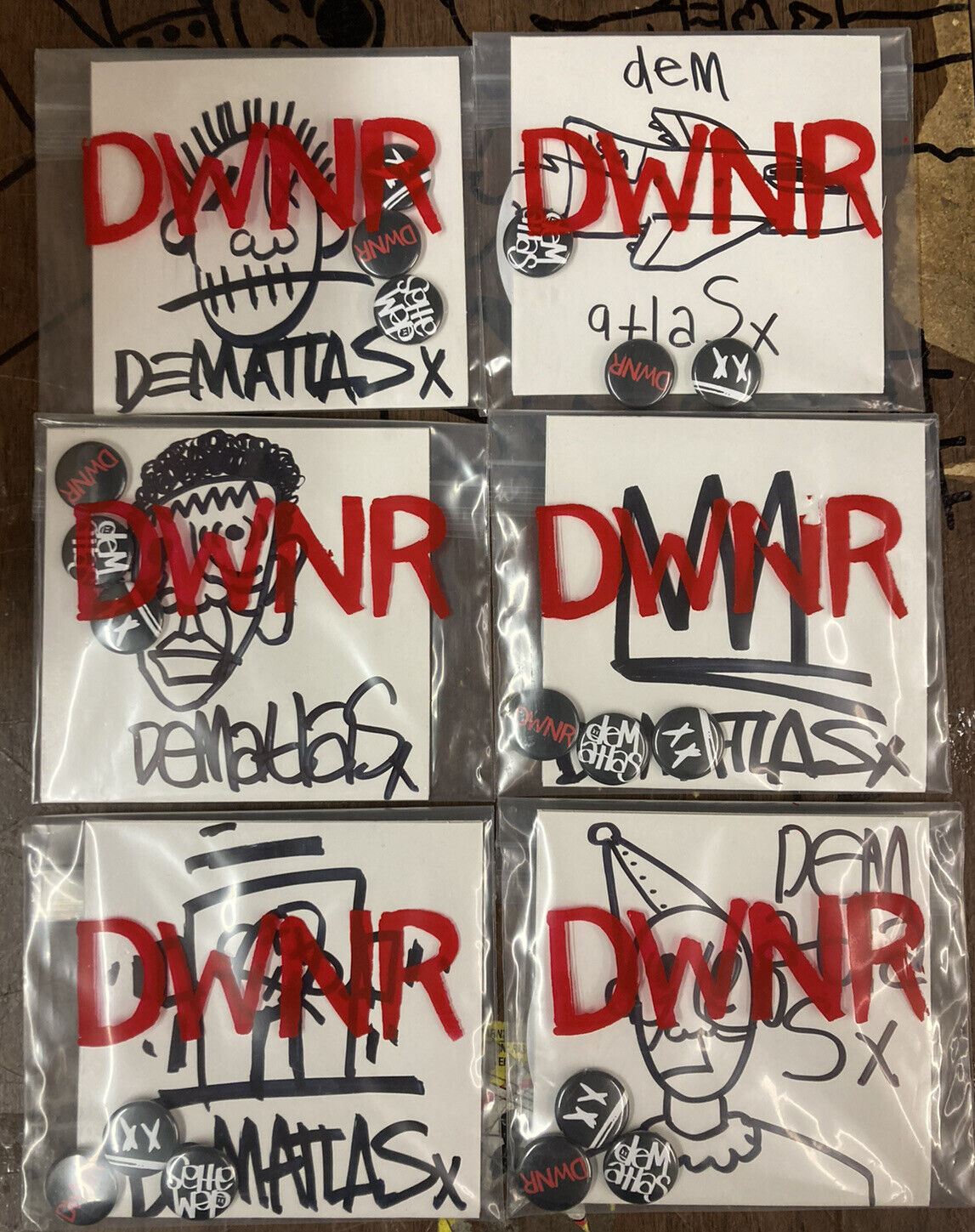 DWNR Album by Dem Atlas rare PRINTS Original Art Rhymesayers Atmosphere