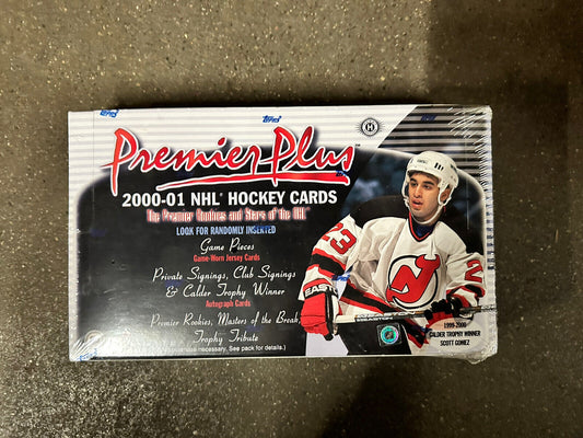 2000-01 TOPPS PREMIER PLUS HOCKEY FACTORY SEALED HOBBY BOX RARE VINTAGE