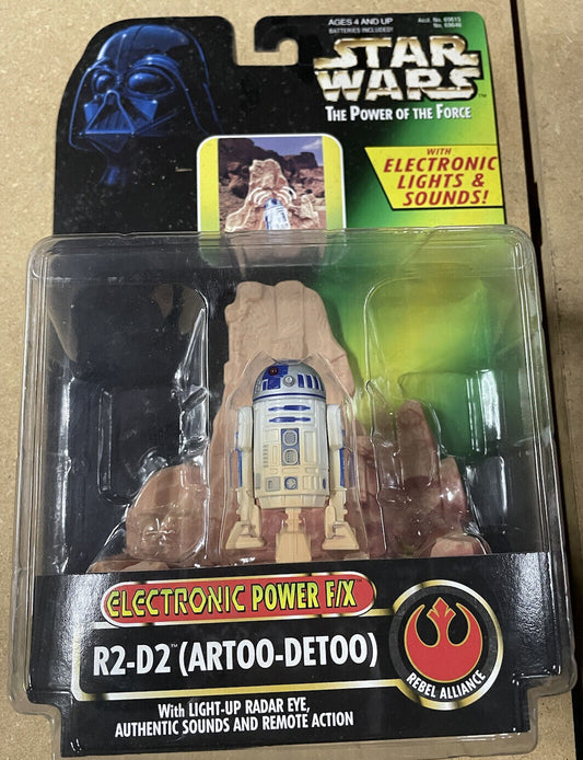 1996 Star Wars The Power Of The Force R2-D2 Electronic Power F/X New Kenner nib