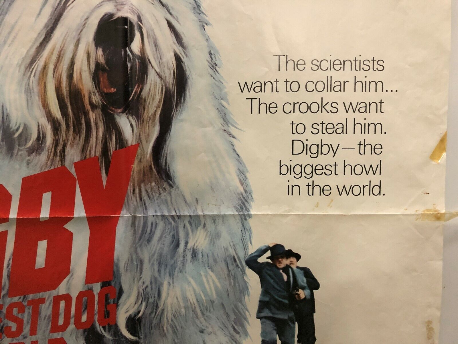 Digby, the Biggest Dog in the World (Cinerama Releasing, 1974). One Sheet 27x41