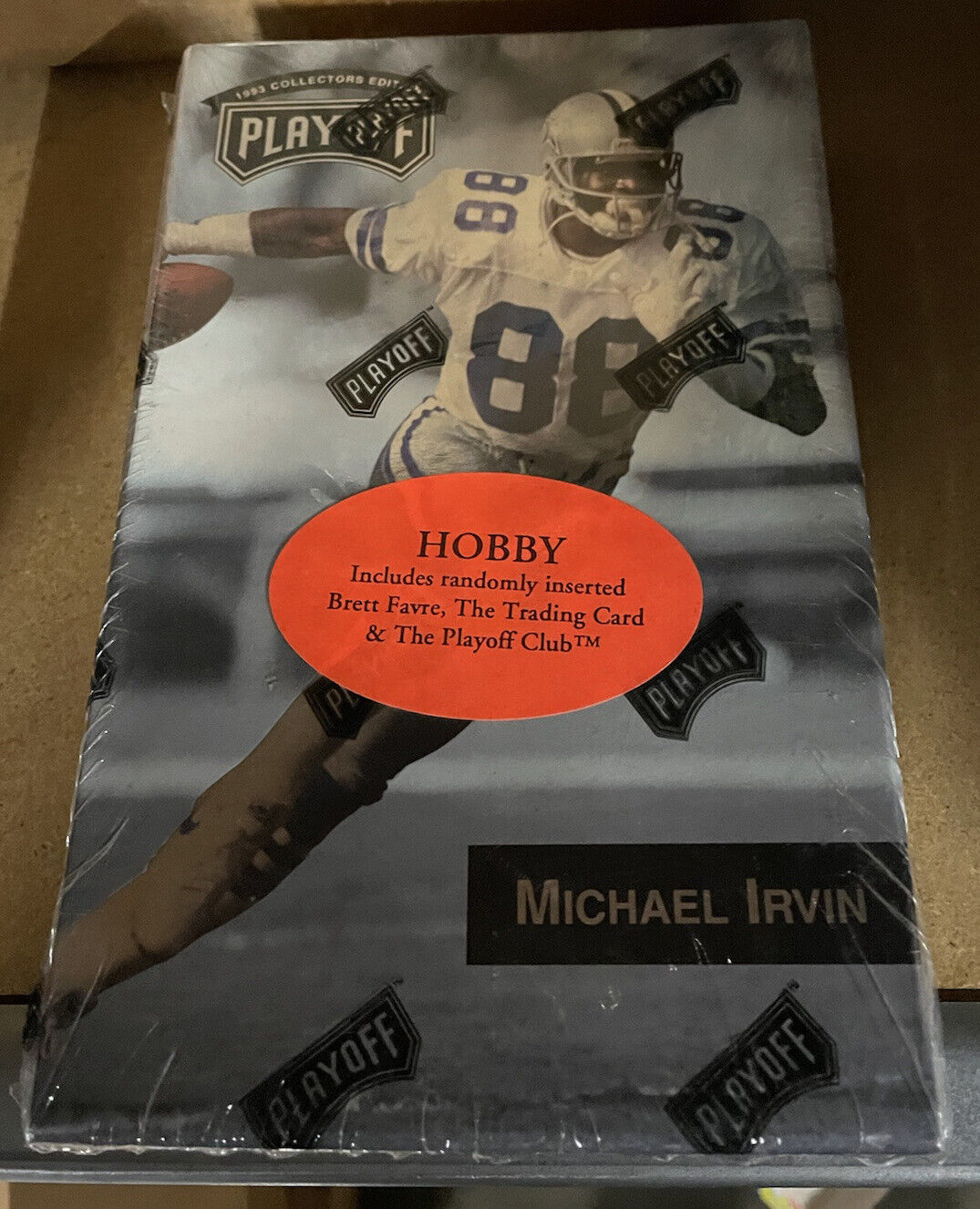 1993 PLAYOFF FOOTBALL CARD BOX MICHAEL IRVIN DALLAS COWBOYS FAVRE RARE FIND