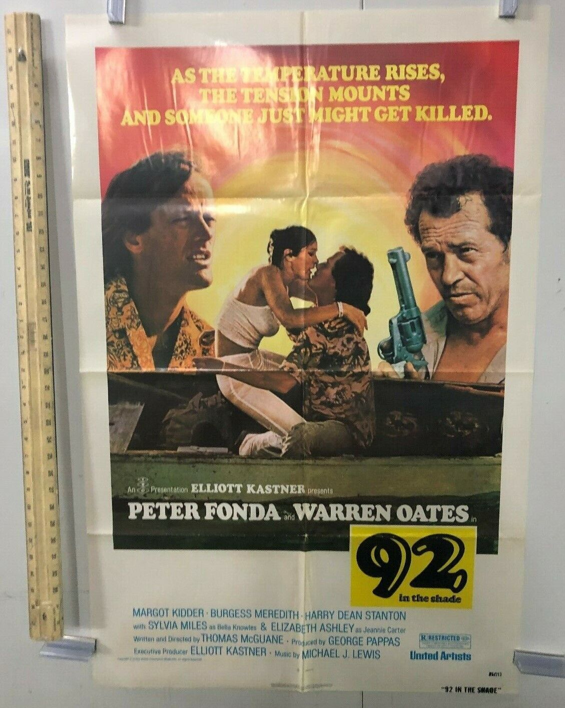 92 in the Shade United Artists 1975 One Sheet 27" X 41" Drama Vintage Poster