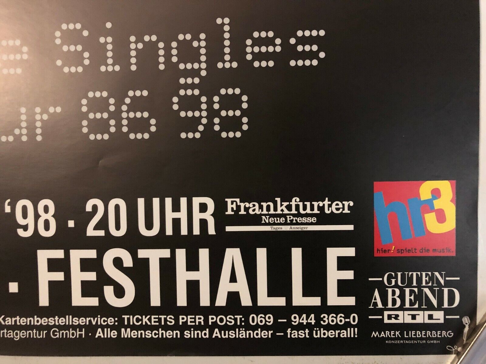 Depeche Mode The Singles Tour 1986-1998 In Frankfurt @ Festhalle New Wave Synth